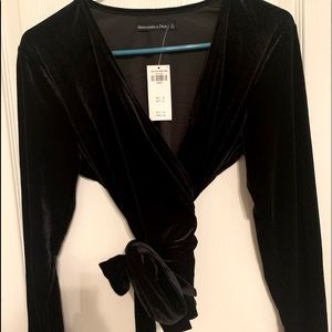 Abercrombie wrap blouse.